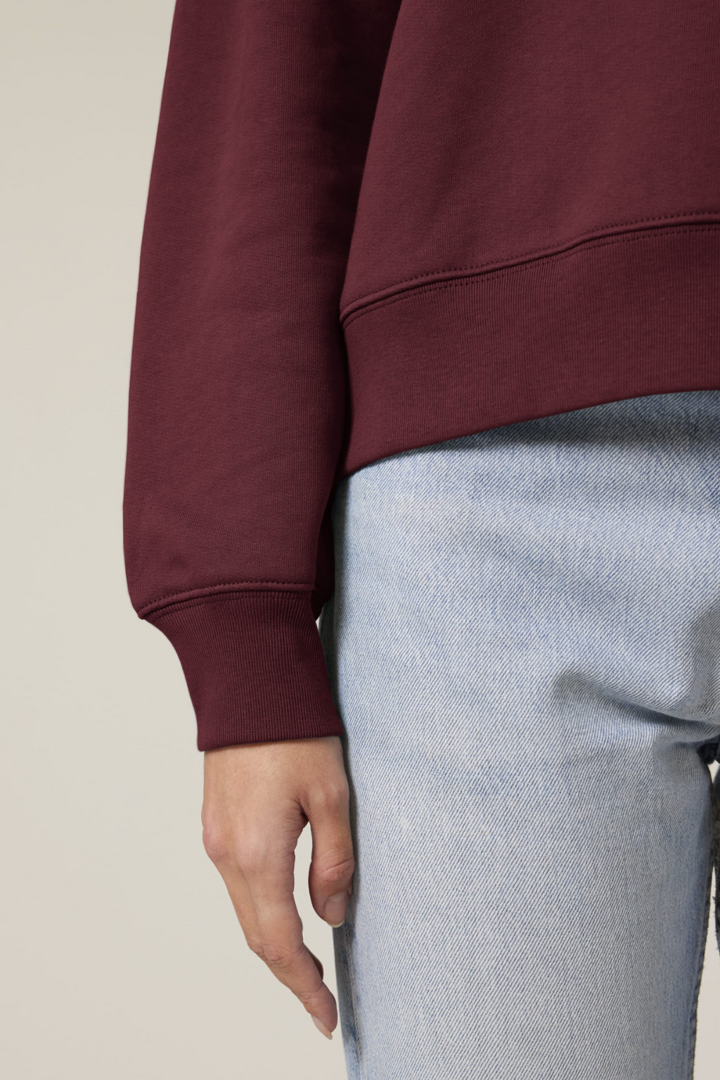 White Label Stick Damen-Rundhals-Sweatshirt