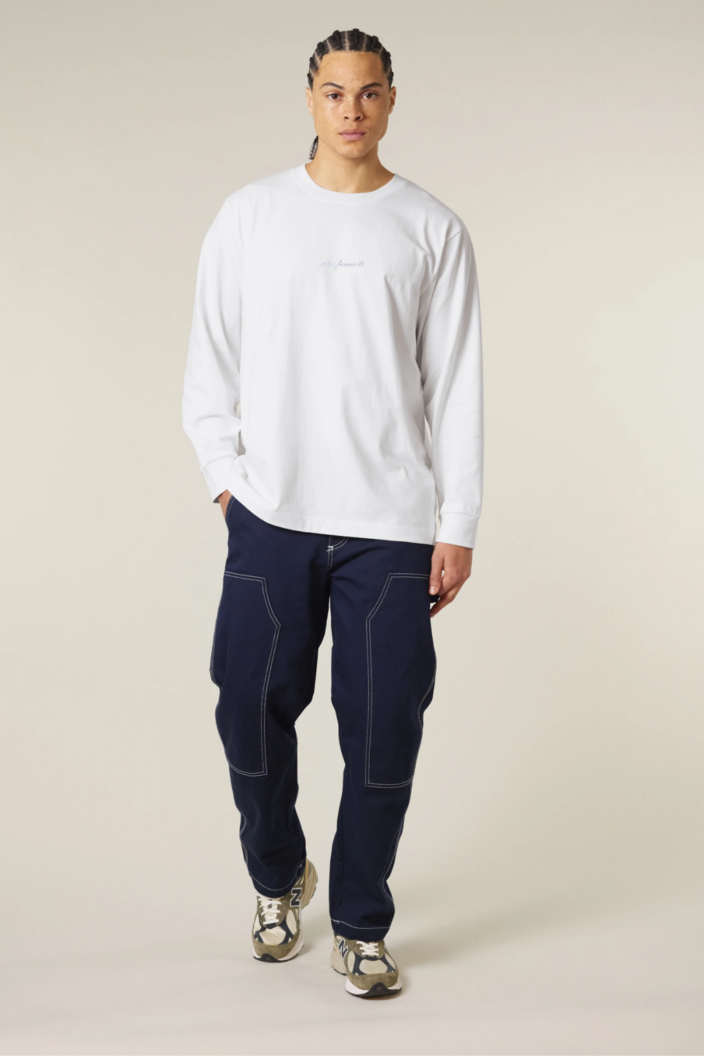 White Label Stick Unisex-Heavy-Weight-Langarmshirt