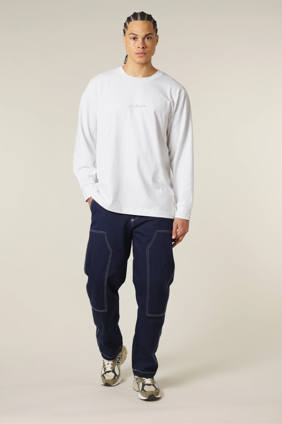 White Label Stick Unisex-Heavy-Weight-Langarmshirt