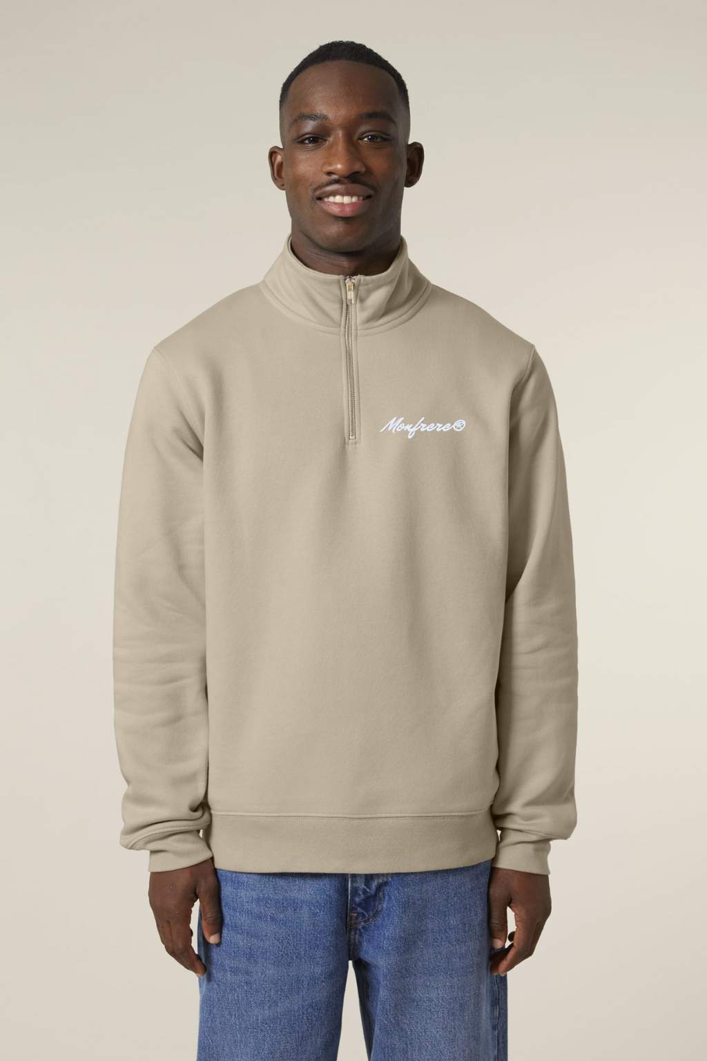 White Label Stick Unisex-Quarter-Zip-Sweatshirt