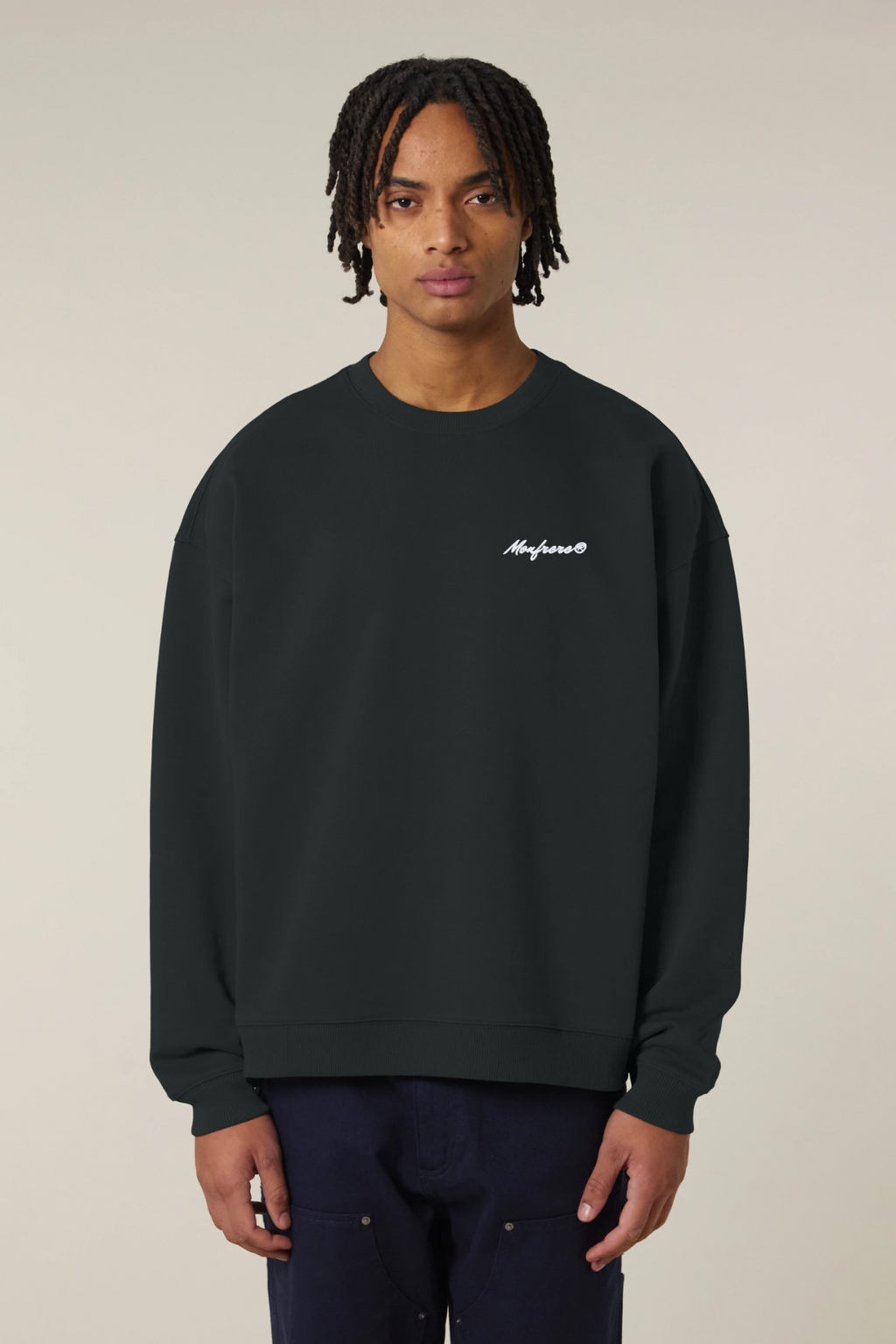 White Label Stick Oversize-Rundhals-Sweatshirt