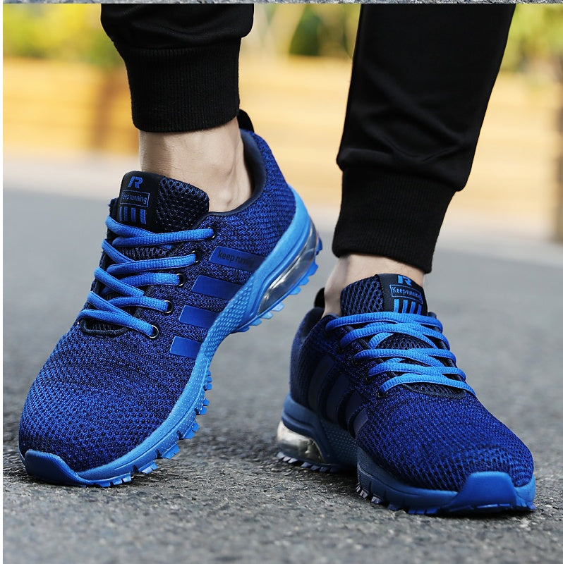 Chaussures de sport couple best-seller Chaussures de course respirantes en mesh pour hommes et femmes en extérieur Chaussures de sport de fitness et de jogging