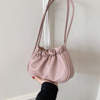 Mode Einfache Ein-Schulter-Faltwolken-Tasche
