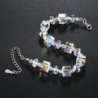 S925 Silver Austrian Beaded Crystal Bracelet