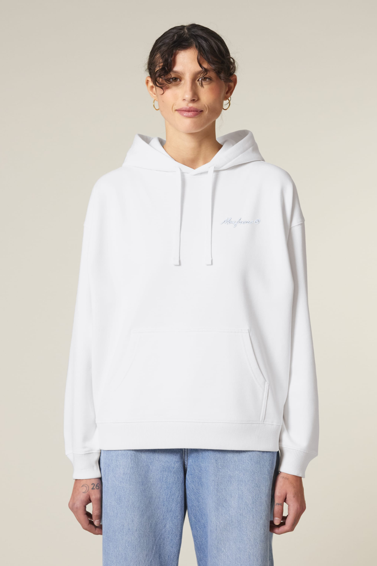 White Label Stick Oversize-Hoodie-Sweatshirt