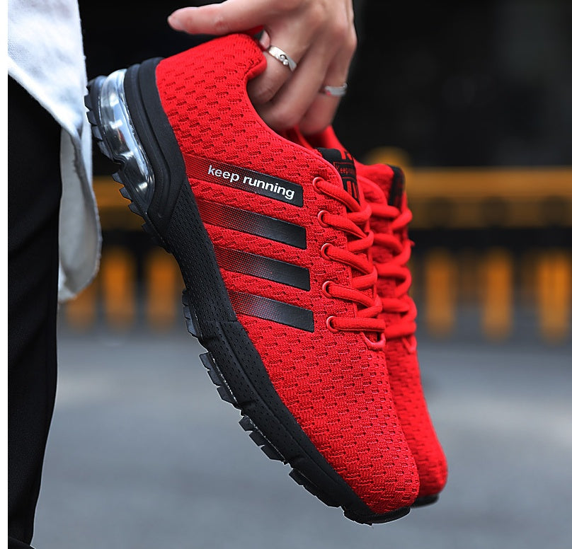 Chaussures de sport couple best-seller Chaussures de course respirantes en mesh pour hommes et femmes en extérieur Chaussures de sport de fitness et de jogging