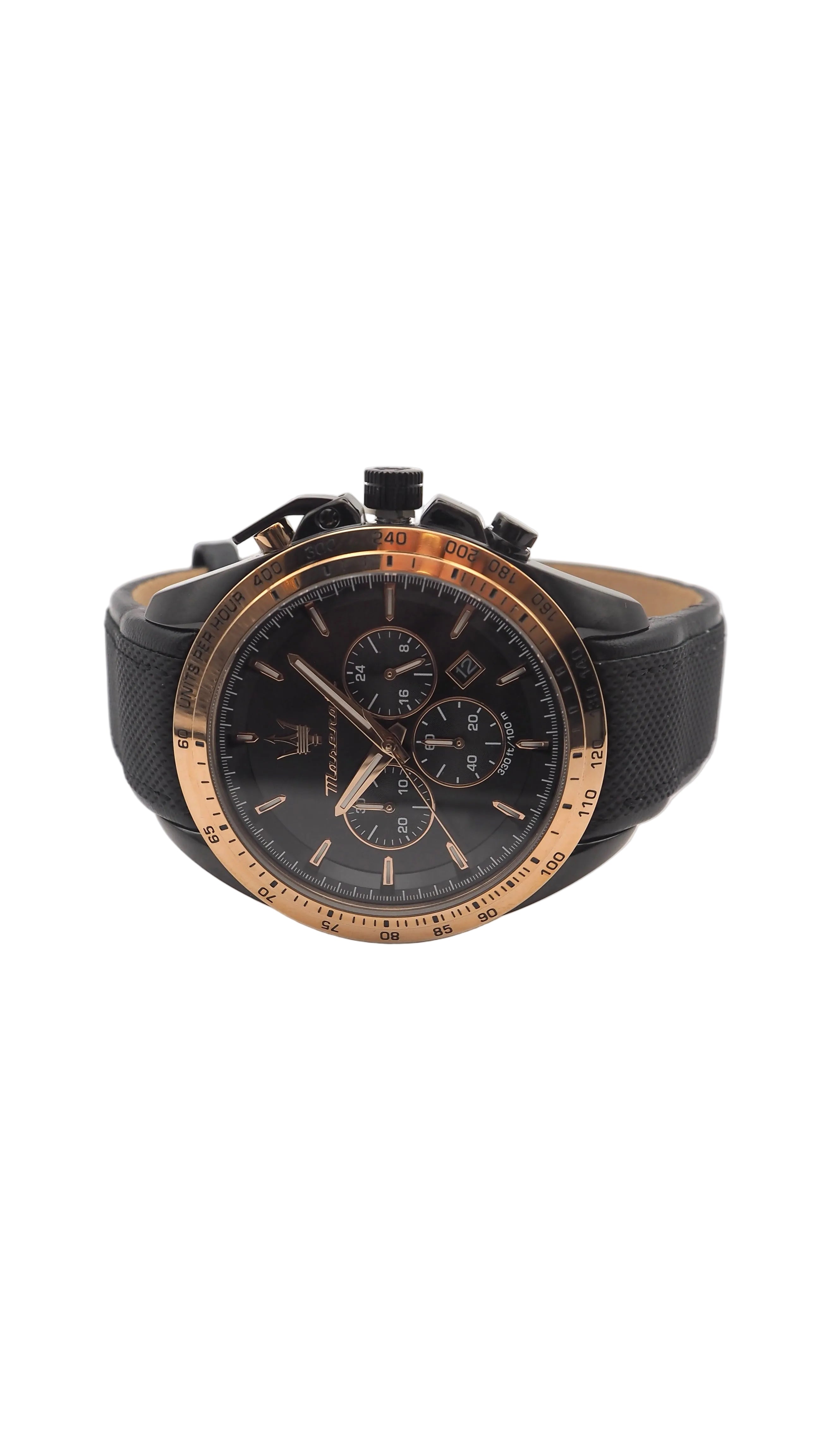 Maserati Traguardo Chronograph R8871612038 Herrenuhr Edelstahl Rosé Gold Neu OVP