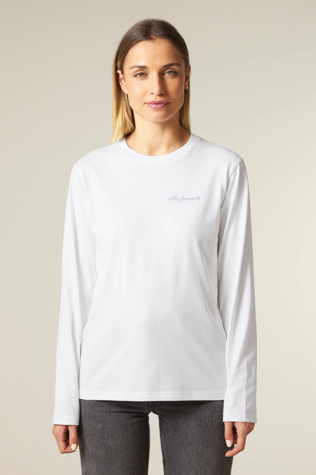 White Label Stick Unisex-Langarmshirt