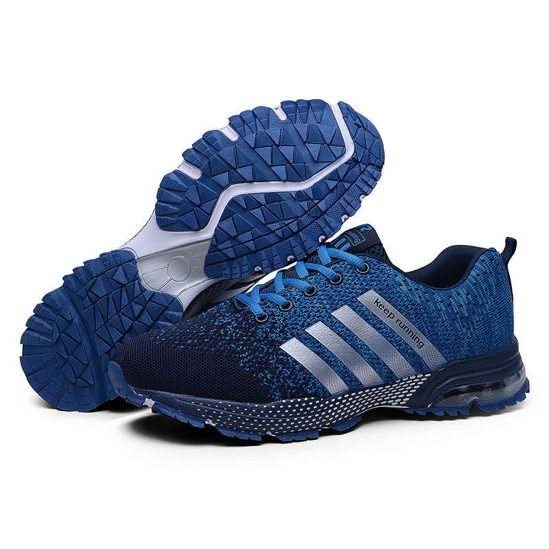 Chaussures de sport couple best-seller Chaussures de course respirantes en mesh pour hommes et femmes en extérieur Chaussures de sport de fitness et de jogging