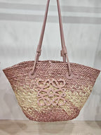 Straw beach bag