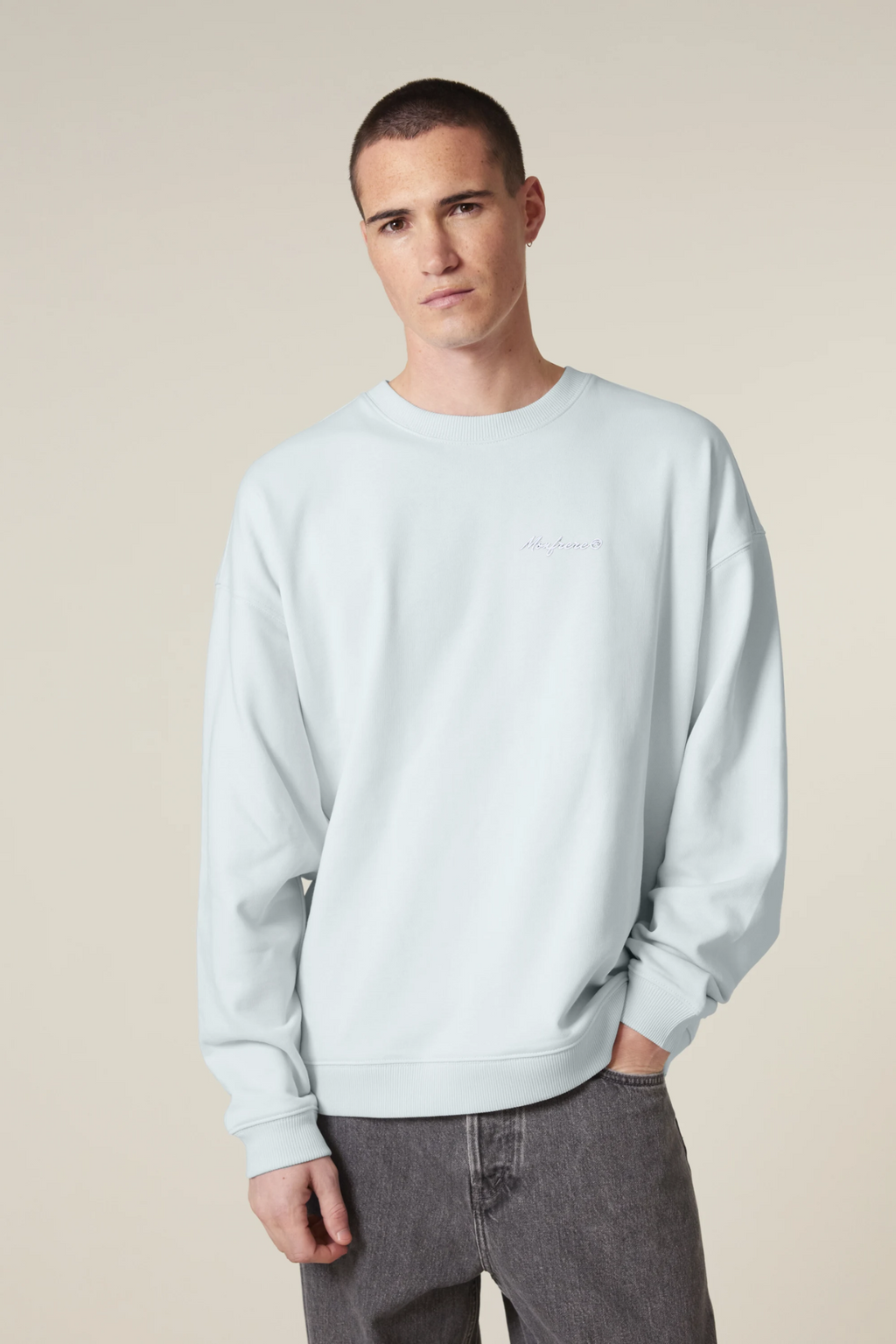 White Label Stick Oversize-Rundhals-Sweatshirt