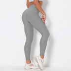 Fashion Ladies Peach Hips Fitness Pants