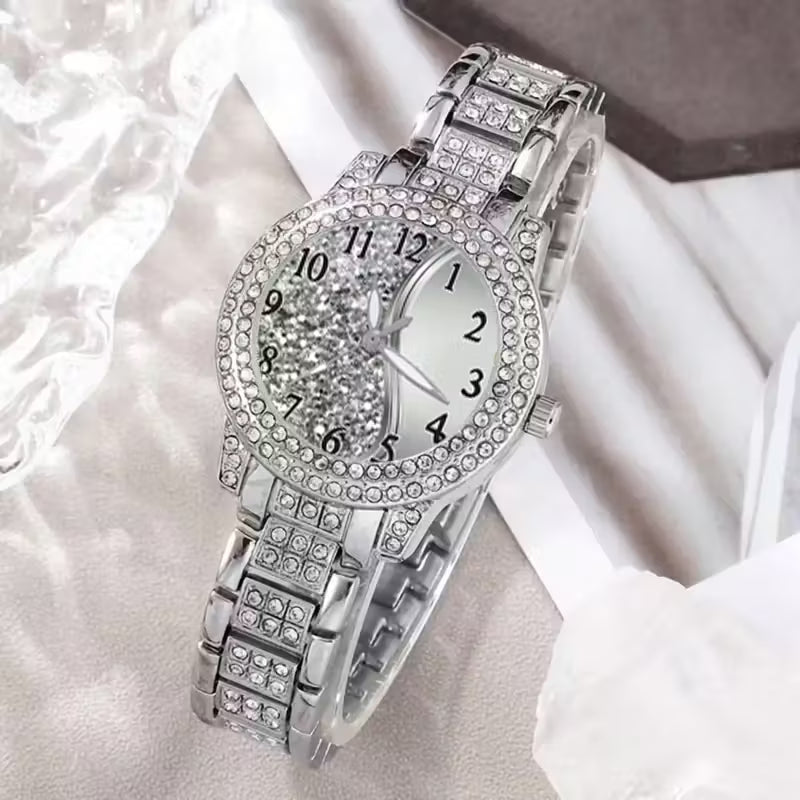 Luxuriöses Design, modische und stilvolle Quarzuhr mit Display