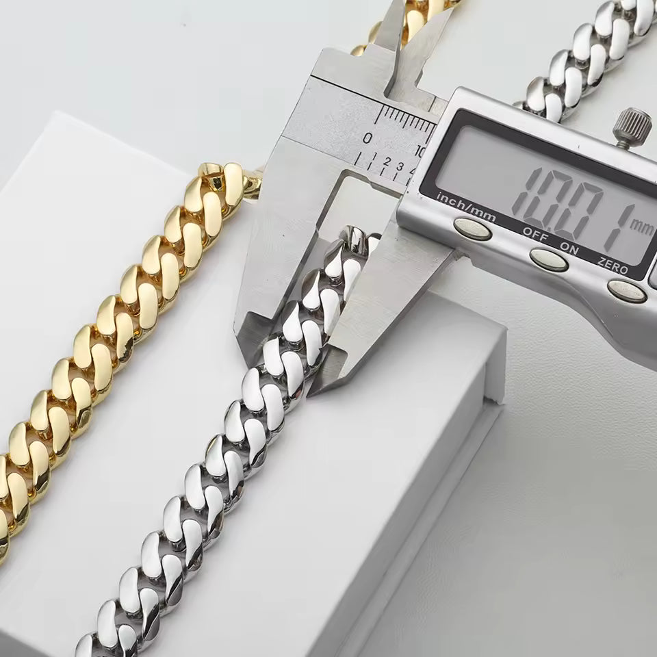 Kolye, 925 Ayar Gümüş, Buzlu, VVS Geçiş Pırlanta Test Tokası, 6/8/10 mm Zincir, GRA'lı İnce Takı, Stokta