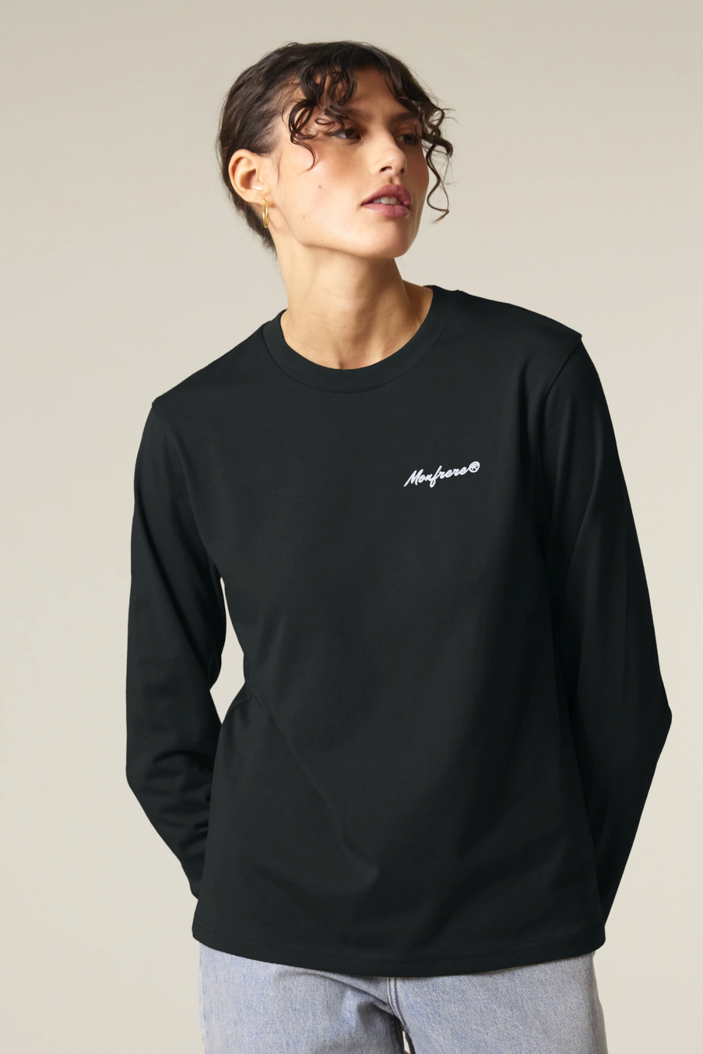 White Label Stick Unisex-Langarmshirt
