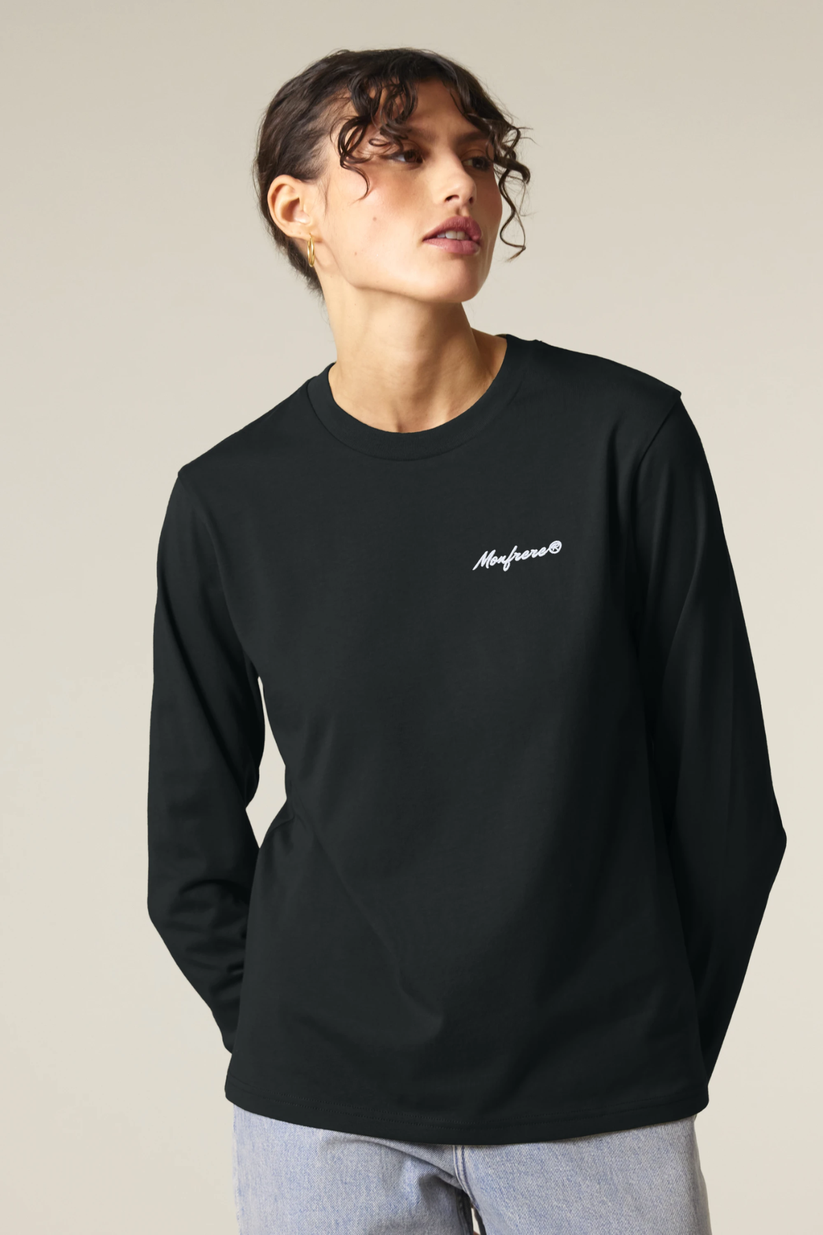 White Label Stick Unisex-Langarmshirt