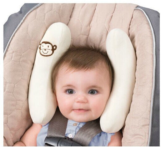 Babykopf-Kissen Bananenkissen
