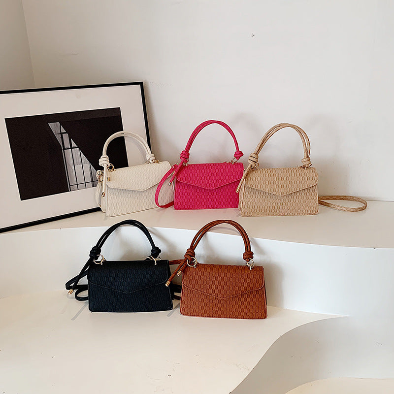 Sac à main mode femme à une épaule de couleur unie