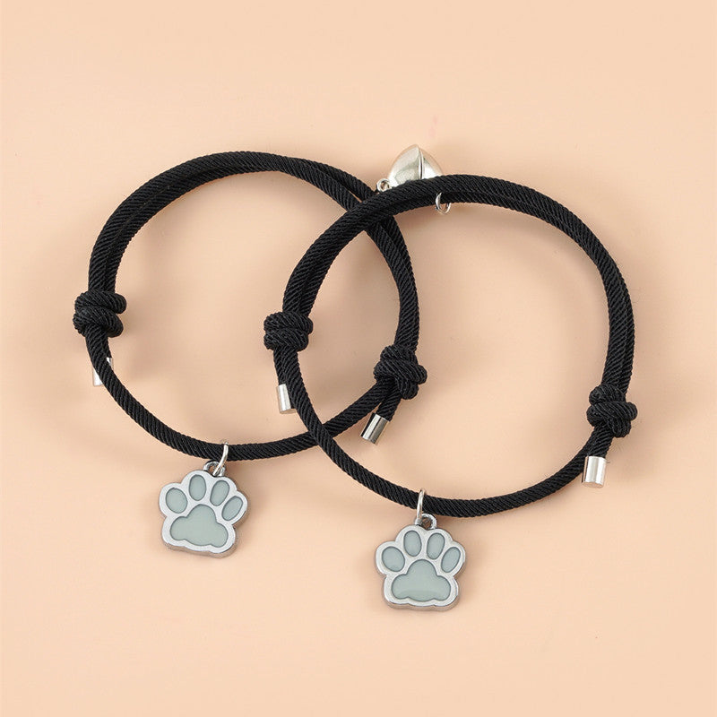 Luminous Dog Claw Pendant Love Magnetic Buckle Attracts