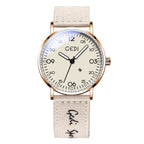 Vintage Chanel-Stil Perlmuttuhr - Luxus-Damenarmbanduhr
