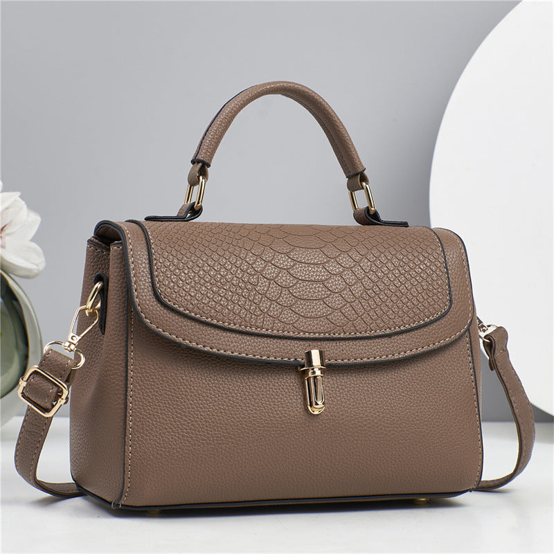 Sac bandoulière tendance de grande capacité pour femme