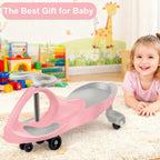 Swing Car Ride On Swivel Scooter Childrens Toy Kids Wiggle Gyro Twist & Go Gift