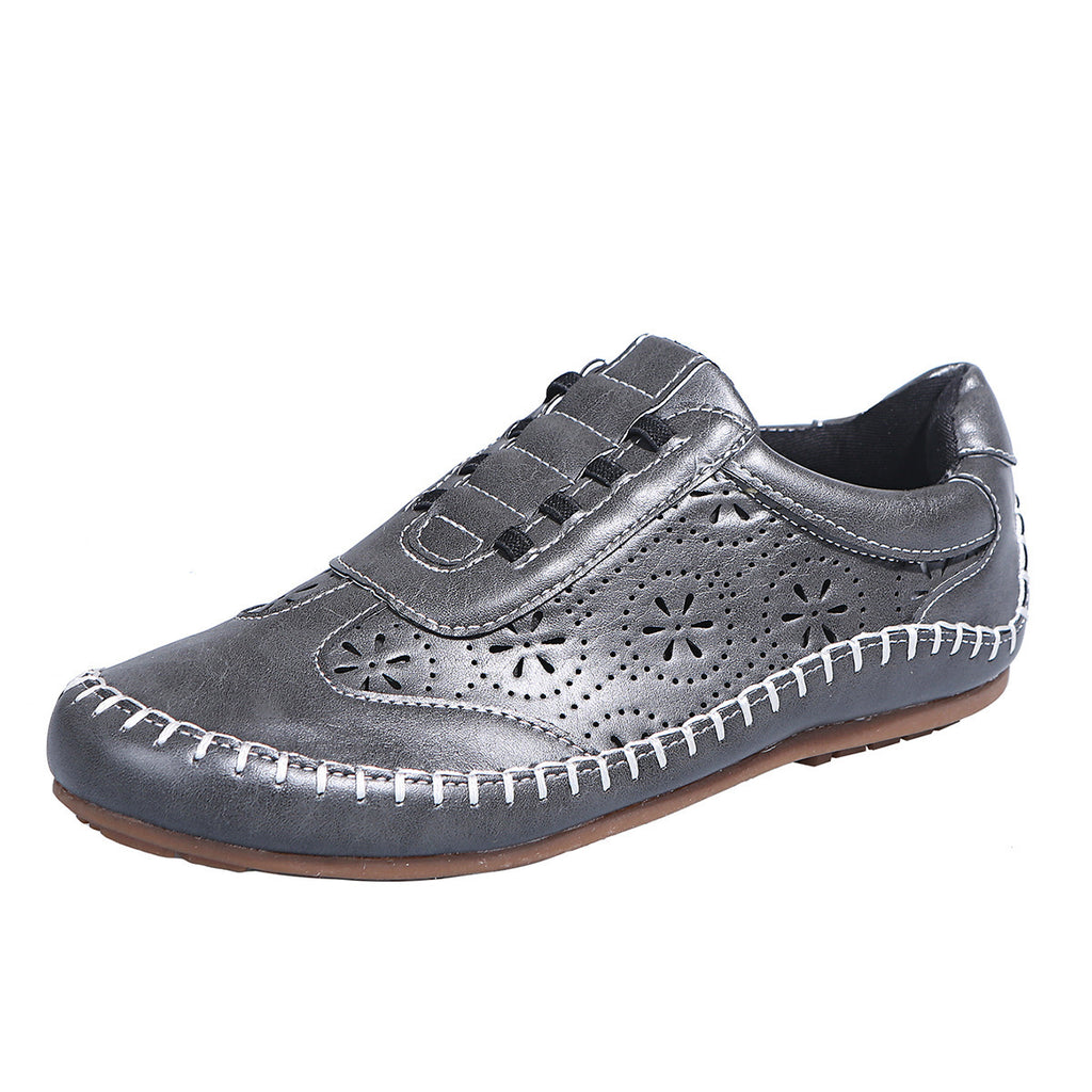 Bout Rond Creux Semelle Souple Chaussures Plates Décontractées pour Femmes