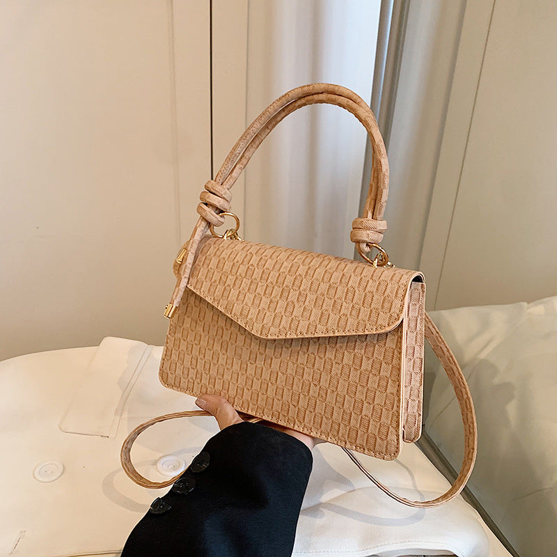 Sac à main mode femme à une épaule de couleur unie