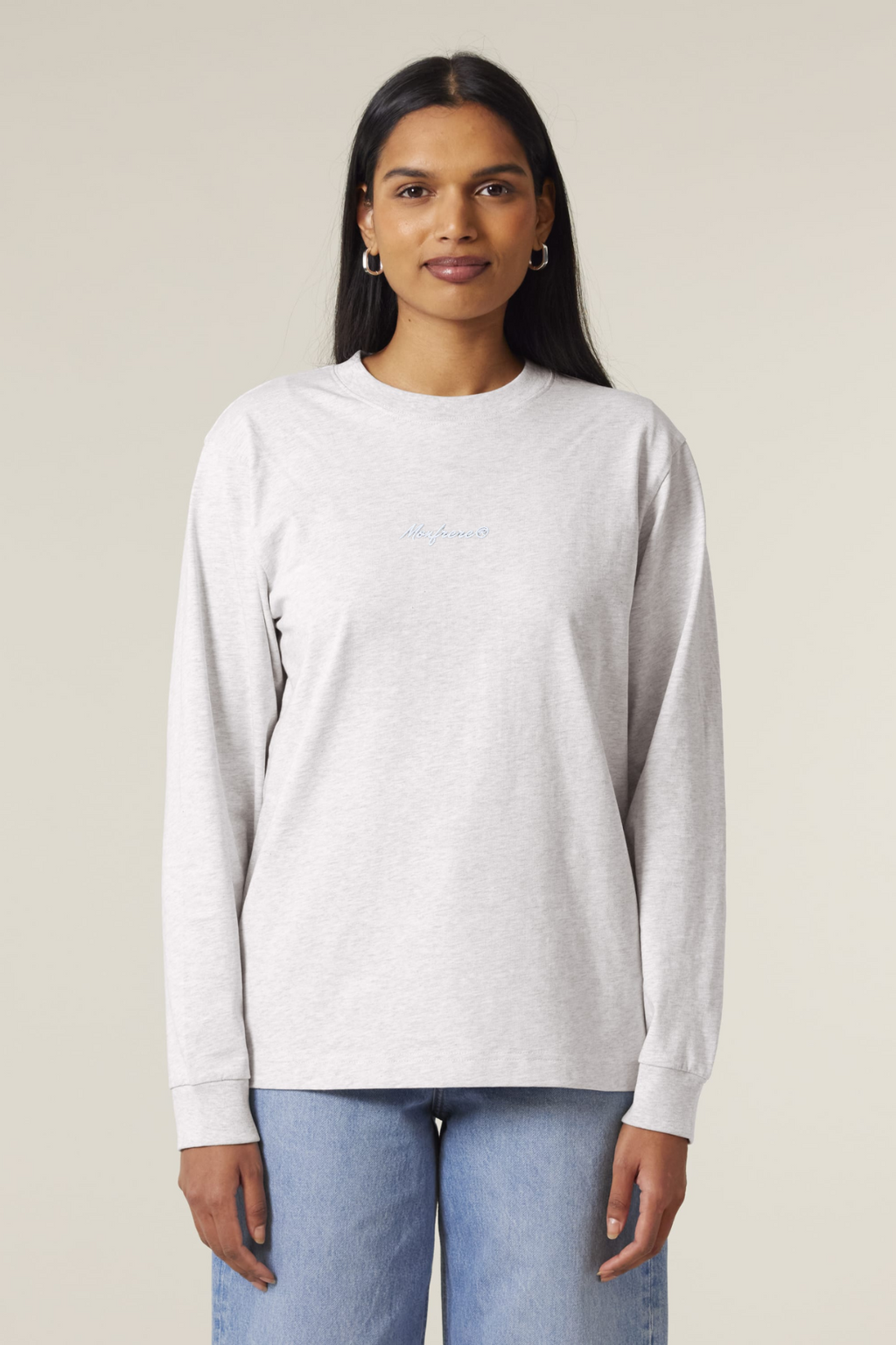 White Label Stick Unisex-Heavy-Weight-Langarmshirt