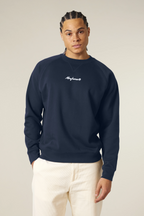 White Label Stick Unisex-Relaxed-Raglan-Sweatshirt