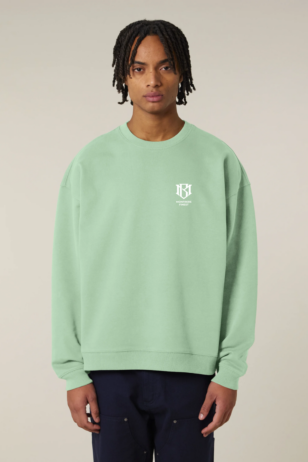 MONFRERE FINE Oversize-Rundhals-Sweatshirt