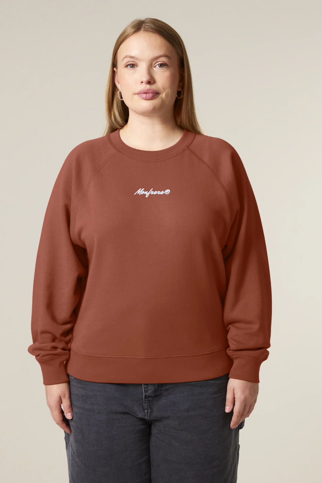 White Label Damen-Raglan-Sweatshirt mit Stickerei