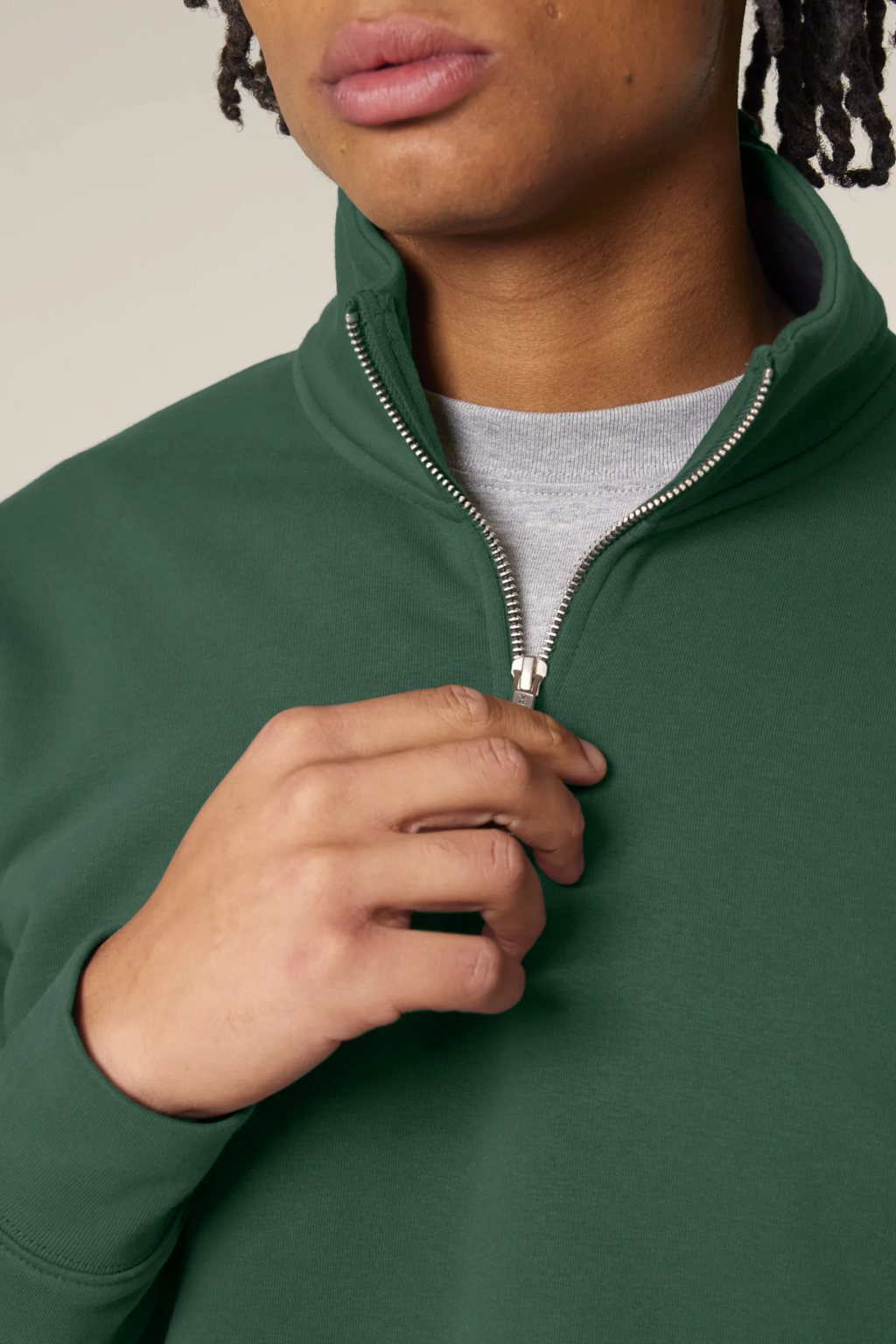 White Label Stick Unisex-Quarter-Zip-Sweatshirt