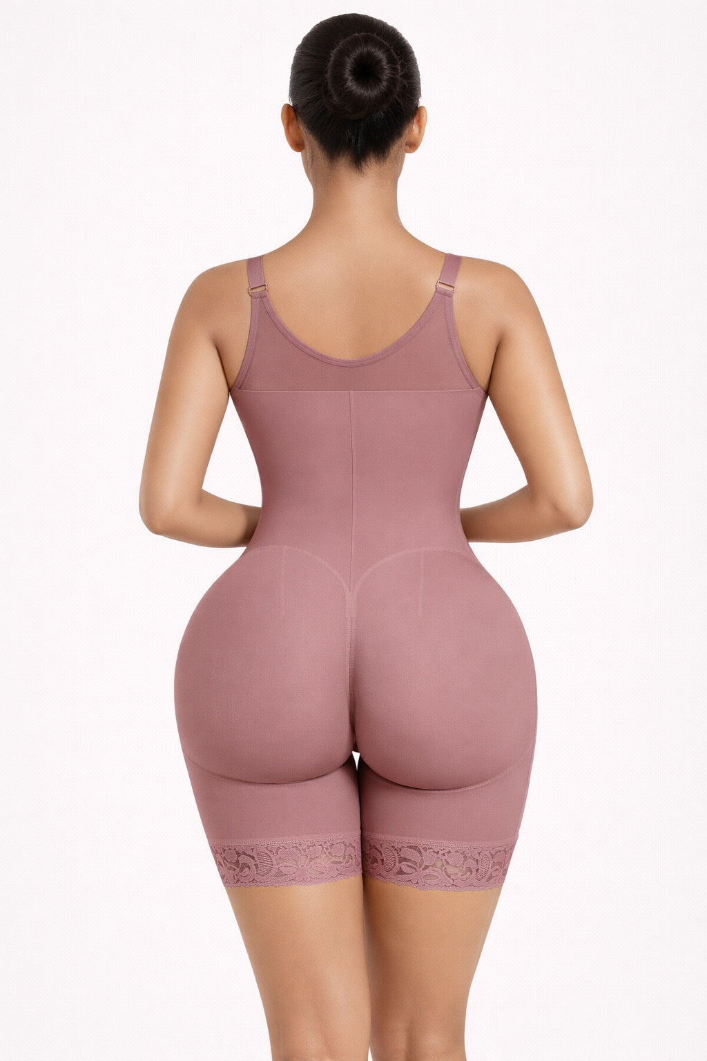 Fajas Colombianas Formende Postpartum-Shapewear für Damen, Bauchkontrolle, Po-Lifter, Body Shaper mit Reißverschluss-Schritt