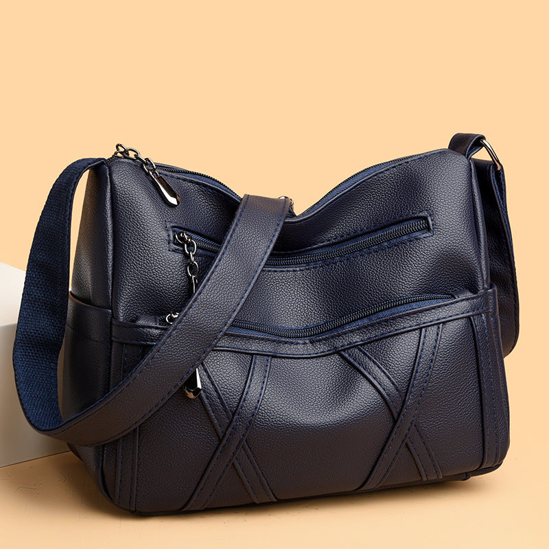 Nouveau Sac à bandoulière polyvalent multicouche grande capacité