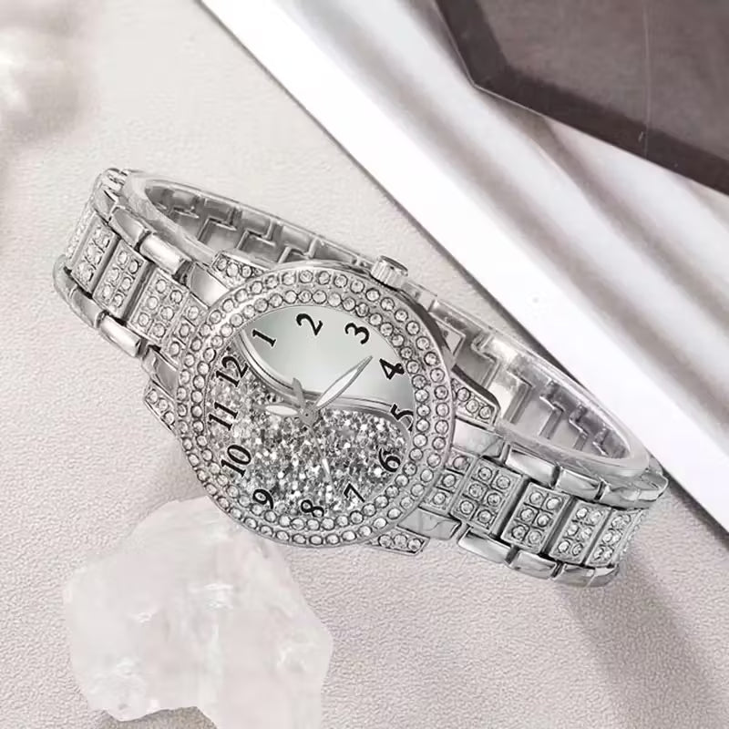 Luxuriöses Design, modische und stilvolle Quarzuhr mit Display