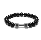 FIT LIFT Metal Dumbbell Beads Bracelet Jewelry