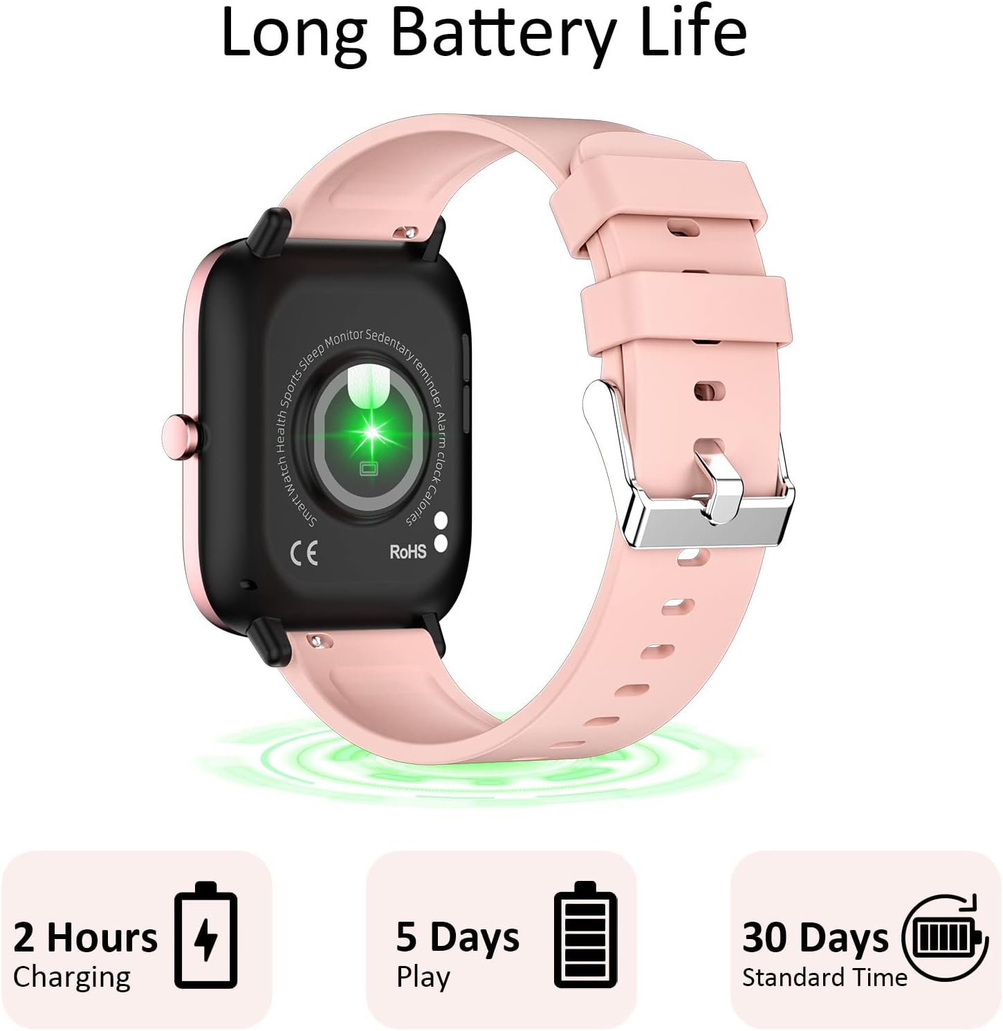 Neue Smartwatches jetzt im Angebot, mit Nachrichtenalarmen, Anrufannahme, Gesundheitsüberwachung, Aktivitätstracking, Benachrichtigungserinnerungen und Fitnessfunktionen.