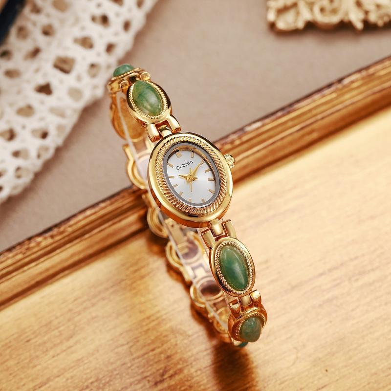 Bracelet en pierre naturelle Aventurine verte & Œil de tigre - Femme