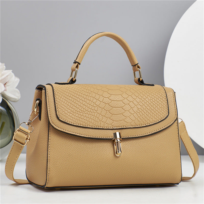 Sac bandoulière tendance de grande capacité pour femme