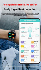 1,41-Zoll-Gesundheits-Smartwatch Fitness-Tracker mit Herzfrequenz-, Blutsauerstoff-, Blutdruck- und Schlafmonitor