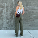 Women's Loose High-waist Straight-leg Casual Trousers