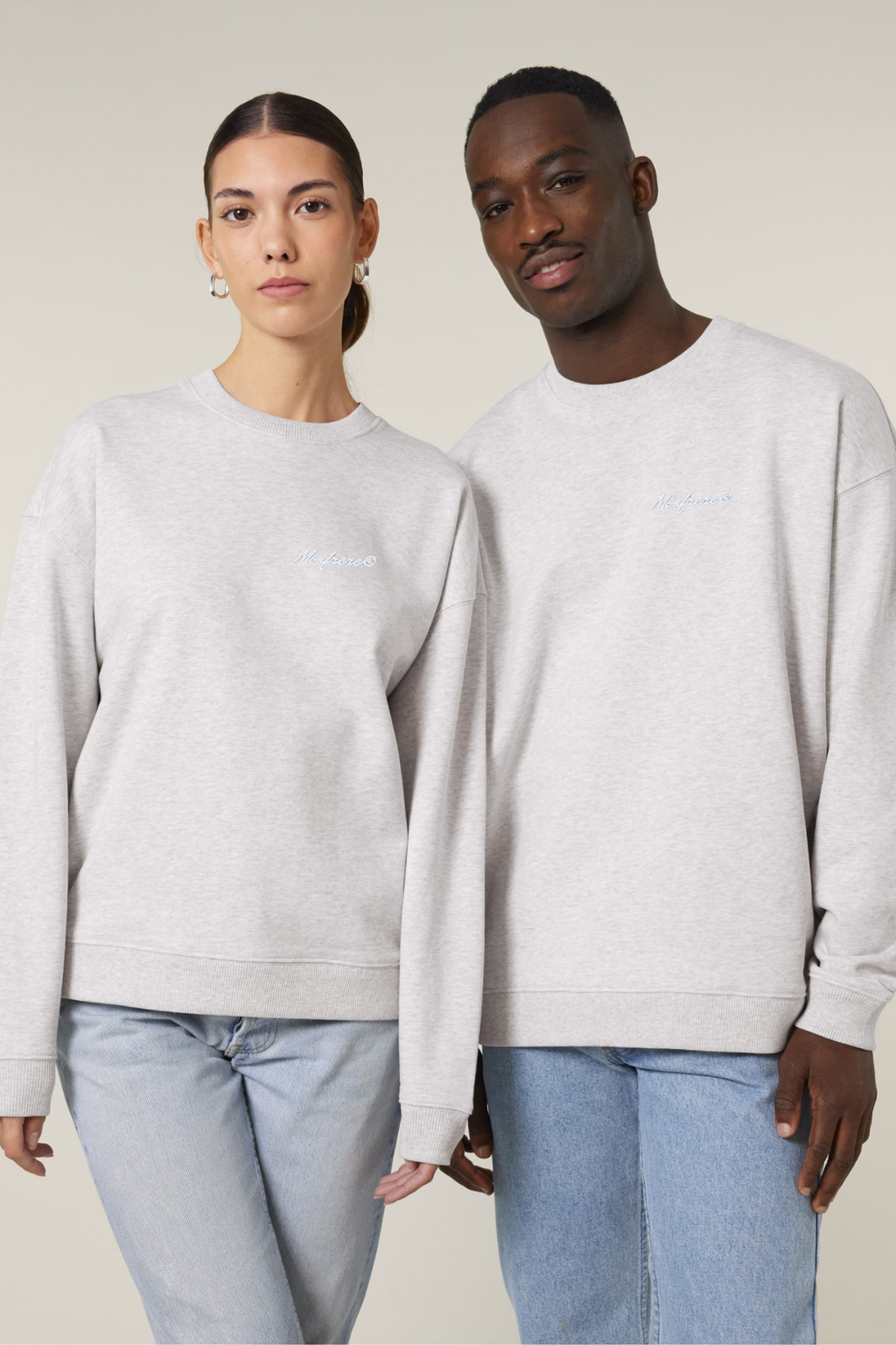 White Label Stick Oversize-Rundhals-Sweatshirt