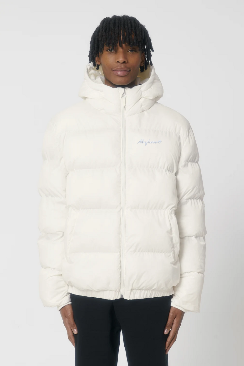 White Label Stick Unisex Oversized Steppjacke