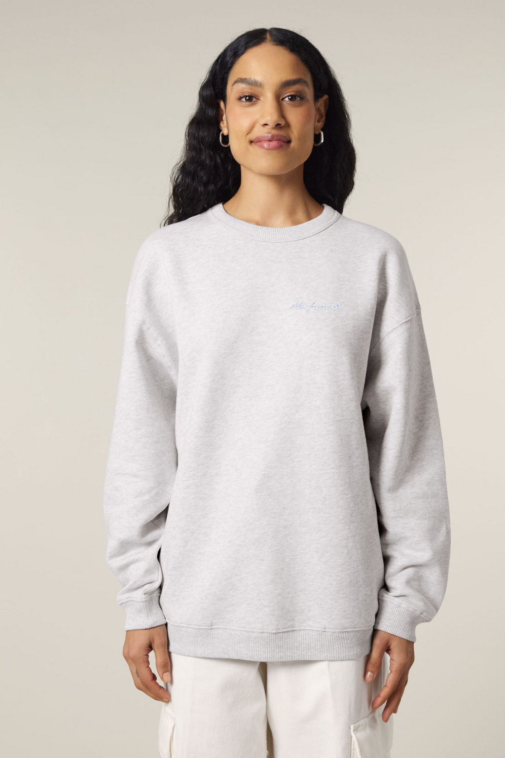 White Label Stick Oversize Damen Crewneck Sweatshirt