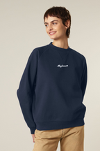 White Label Stick Unisex-Relaxed-Raglan-Sweatshirt