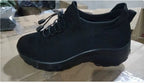 Large Size Women's Shoes High Elastic Flying Woven Breathable Sports Women's Socks Shoes