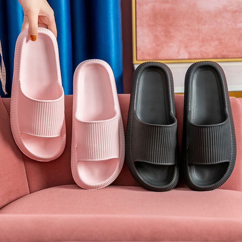 Größe 26-45 Heiße EVA-Schuhe für Damen Hausschuhe Weiche Sohlen Sommer Badezimmer-Pantoffeln