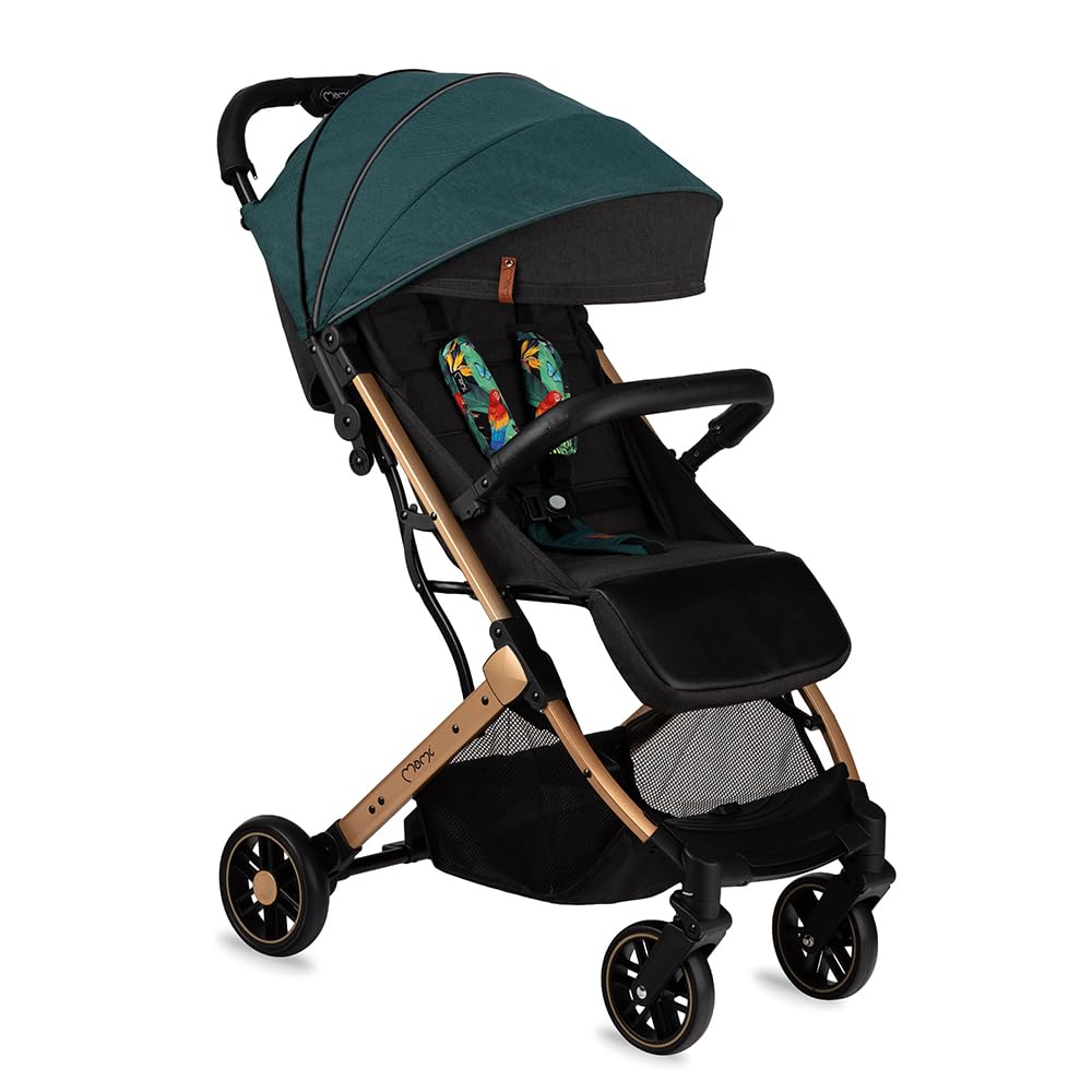 Kinderwagen MoMi ESTELLE ab 6 Monaten (bis 15 kg), klappbarer Kinderwagen mit 5-Punkt-SicherheitsgurtKinderwagen MoMi ESTELLE ab 6 Monaten (bis 15 kg), klappbarer Kinderwagen mit 5-Punkt-Sicherheitsgurt, Einkaufskorb mit Auflappfunktion , Teleskopzuggriff