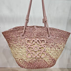 Straw beach bag